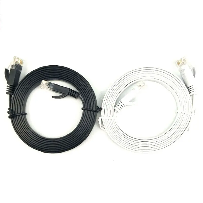 CAT6 плоский Ethernet кабель RJ45 Lan 2 м/3 м/5 м UTP патч интересный Лот Высокое качество для