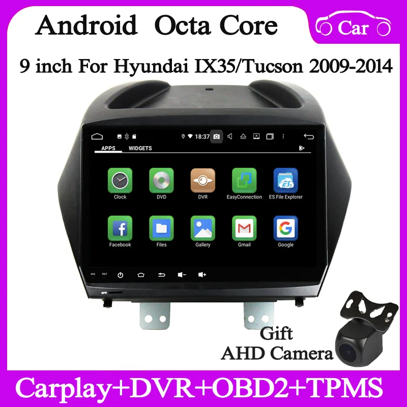 

9" Android12 Car radio for Hyundai IX35 Tucson 2009-2014 car multimedia gps navi audio stereo wifi DSP carplay 4+128G