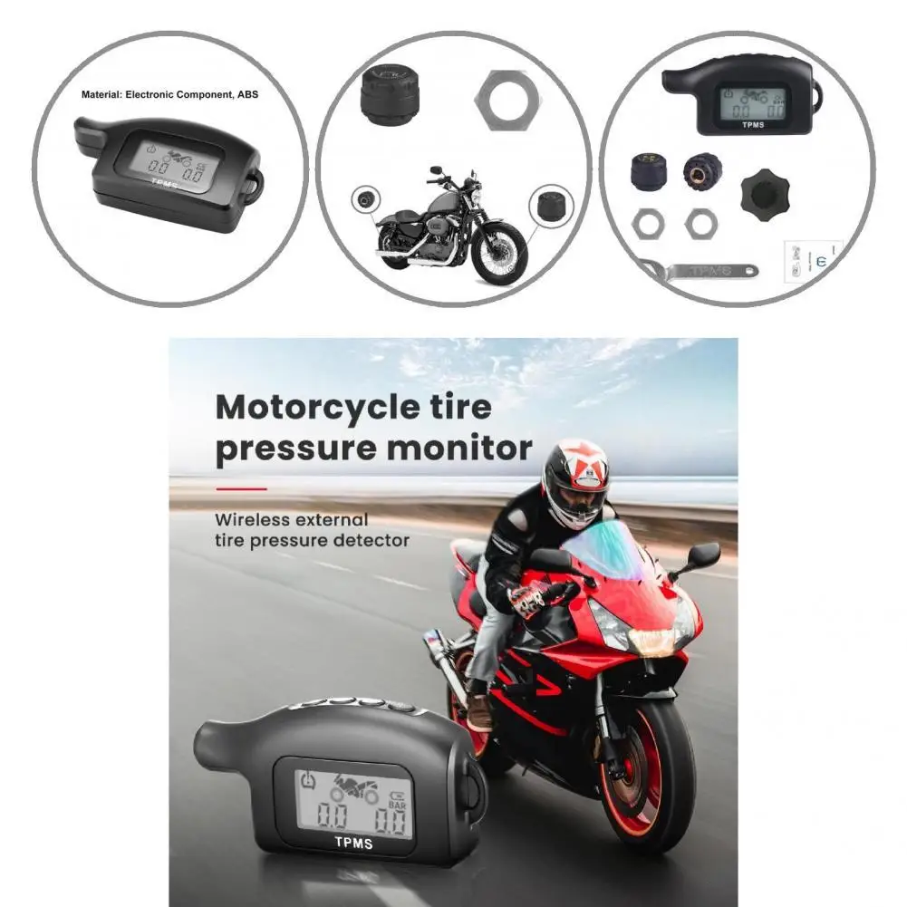 Отличный датчик давления в шинах с внешним датчиком стабильный для мопеда |