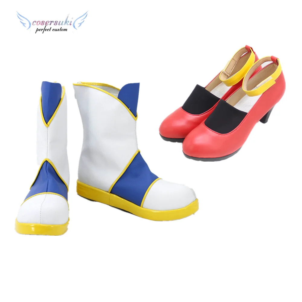 Anime Aria the Animation Akira E. Ferrari Akari Mizunashi Cosplay Shoes Boots Professional Handmade ! Perfect Custom for You !