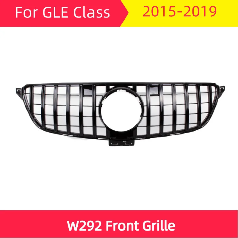 GT Front Grille for Mercedes W292 GLE Class 2015-2019 GLE300 GLE400 GLE450 Coupe ABS sport front grill no fit GLE63 | Автомобили и