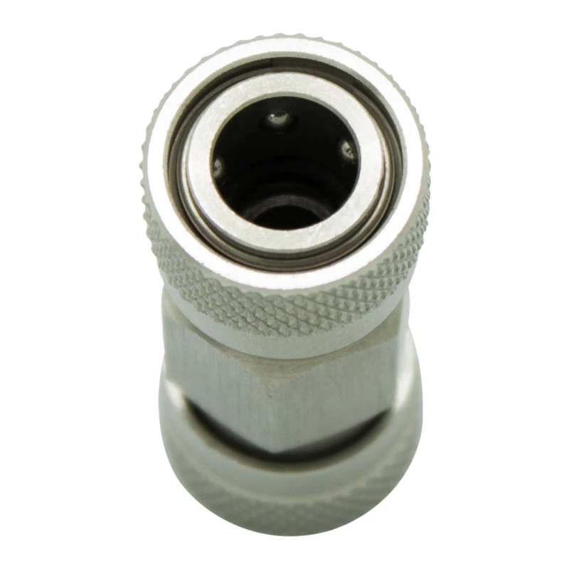HPAT Paintball Stainless Steel Double Female Sets Quick Disconnect Coupler for 8mm Plug | Спорт и развлечения