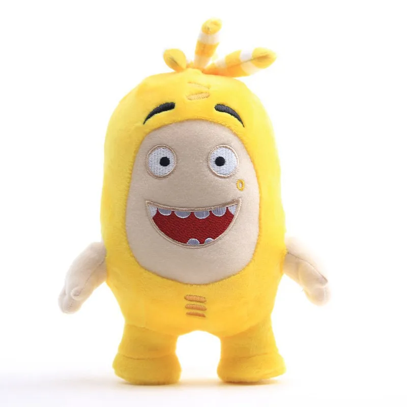 

18cm Cartoon Oddbods Anime Plush Toy Treasure of Soldiers Monster Soft Stuffed Doll Fuse Bubbles Zeke Jeff Kids Birthday Gift