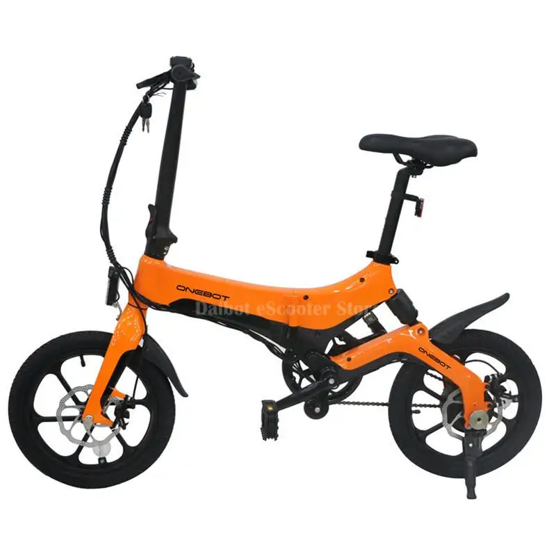 Kaufen Onebot S6 16 Zoll Elektrische Roller Bike Erwachsene 2 Rad Elektrische Fahrräder 36V Faltbare Elektrische Fahrrad Mit Doppel Bremse System