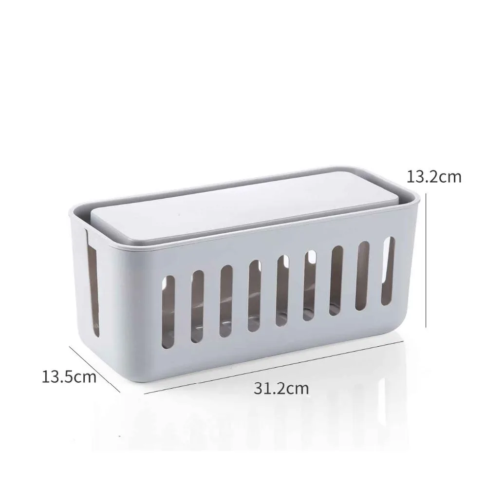 Настольная розетка коробка для хранения проводов отделки кабеля питания