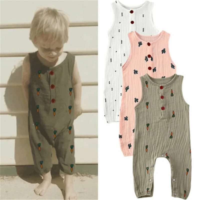 Милый для новорожденных девочек и мальчиков комбинезоны 2020 бренд маленьких из