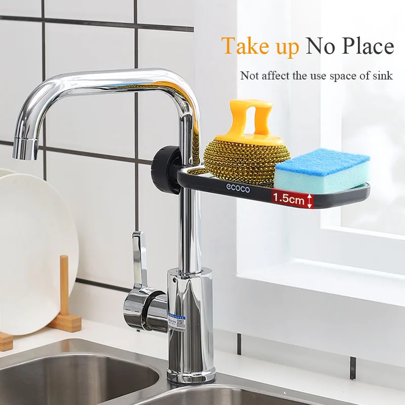 Кран Губка Мыло дренажный стеллаж для хранения раковина Регулируемый Блюдо
