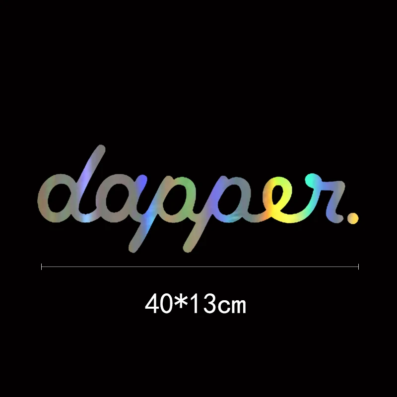 40 X 13cm HungMieh 58*12,5 см Carpe Diem Royal Stance Dapper автомобиль Hoonigan наклейка s забавная наклейка на автомобиль виниловая наклейка авто наклейка s для автомобиля - Название цвета: 40 X 13cm
