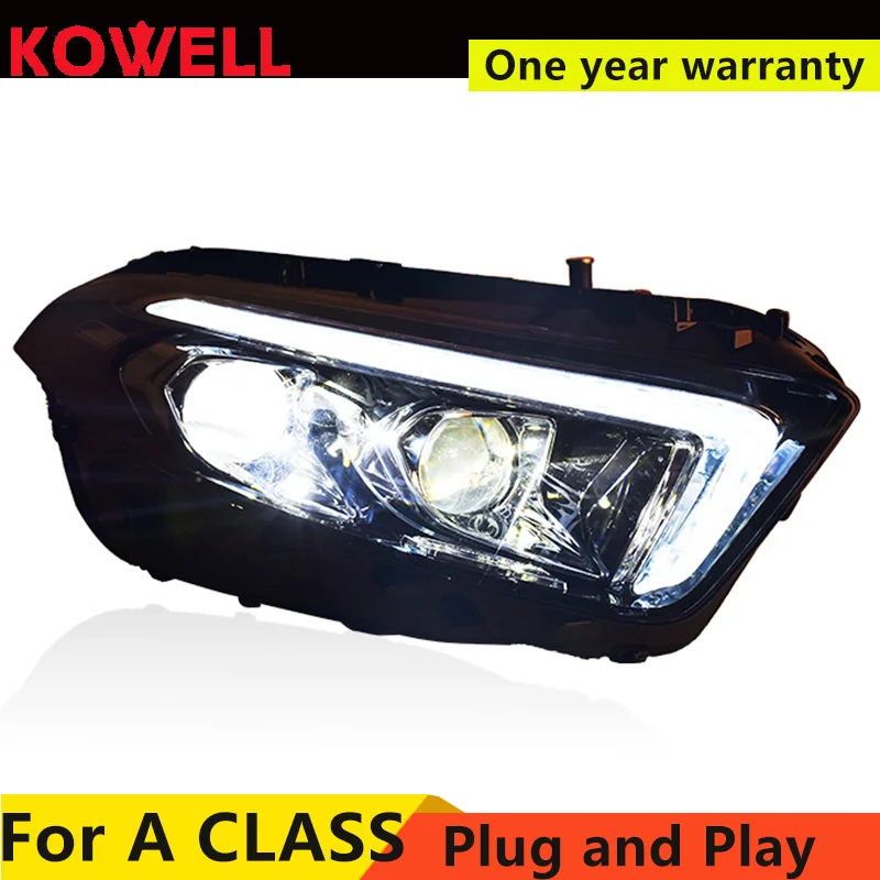 

Car Styling For Mercedes-Benz A180 A200 2019-2020 ALL led headlight BI-led lens headlight assembly