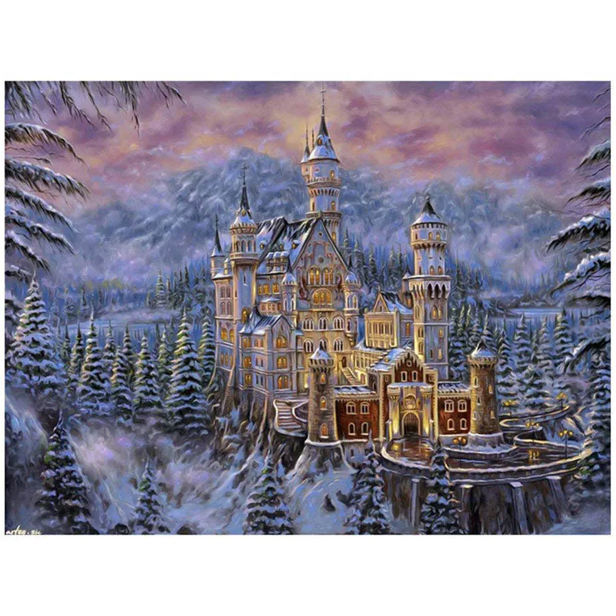 Алмазная 5d картина сделай сам полноразмерная вышивка квадратными и круглыми