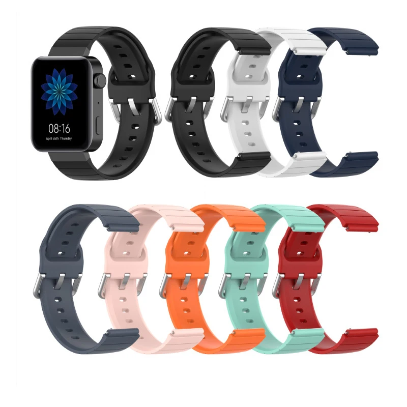 

Sport Smart Watch Strap Silicone Replacement Watch Band for Women Men Adjustable Wrist Strap for Xiaomi Bracelet Strap