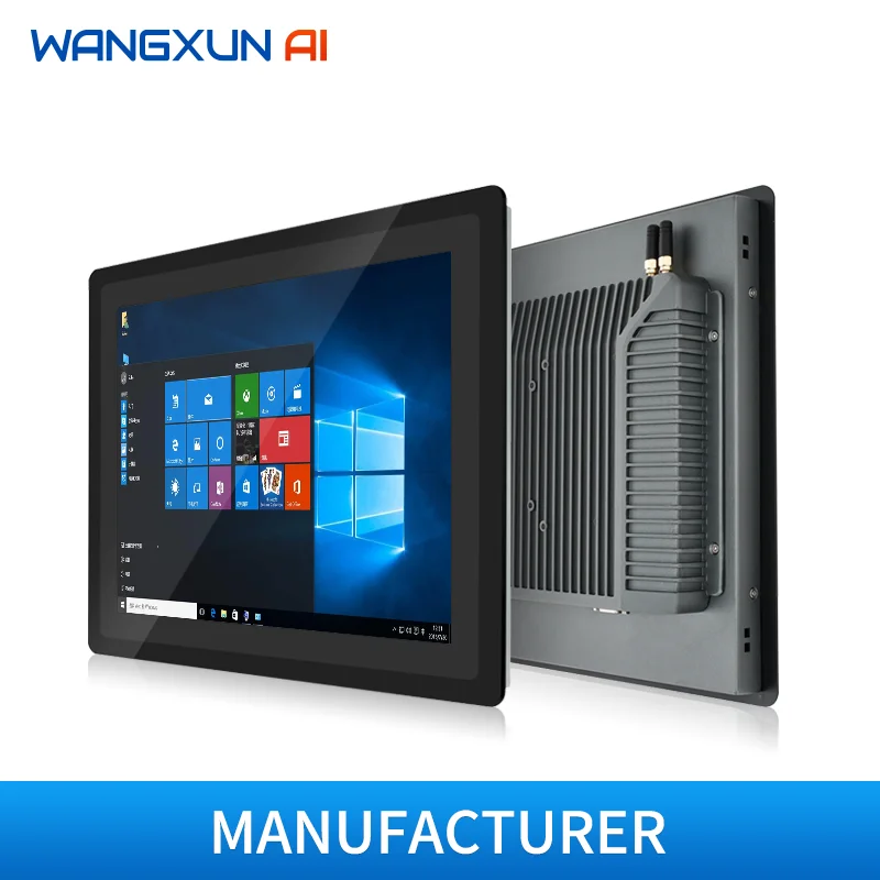 

10.4/12.1/15/17/19Inch Industrial Panel Mini all-in-one PC Embedded Tablet Computer with Capacitive Screen 8G RAM 128G SSD Wifi