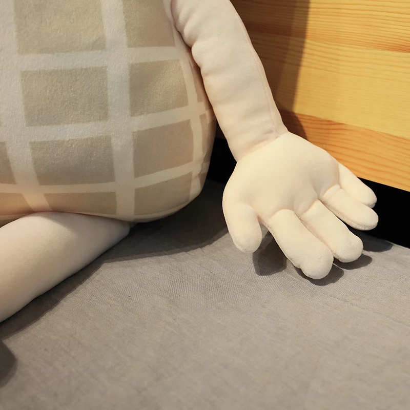 

1pc 80cm Simulation Peanut Plush Pillow Stuffed Funny Peanut Plush Toys Kids Doll Creative real life Wedding Gift Toys