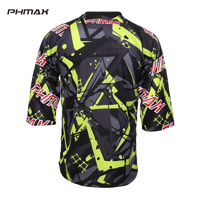 PHMAX велосипедная одежда спортивные майки дышащая быстросохнущая рубашка DH