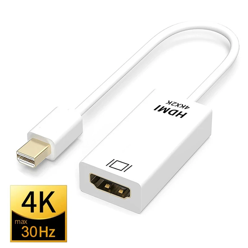 4K Mini DP папа-HDMI 1 4 мама адаптер кабель HD 1080 Displayport переключатель конвертера для Mac