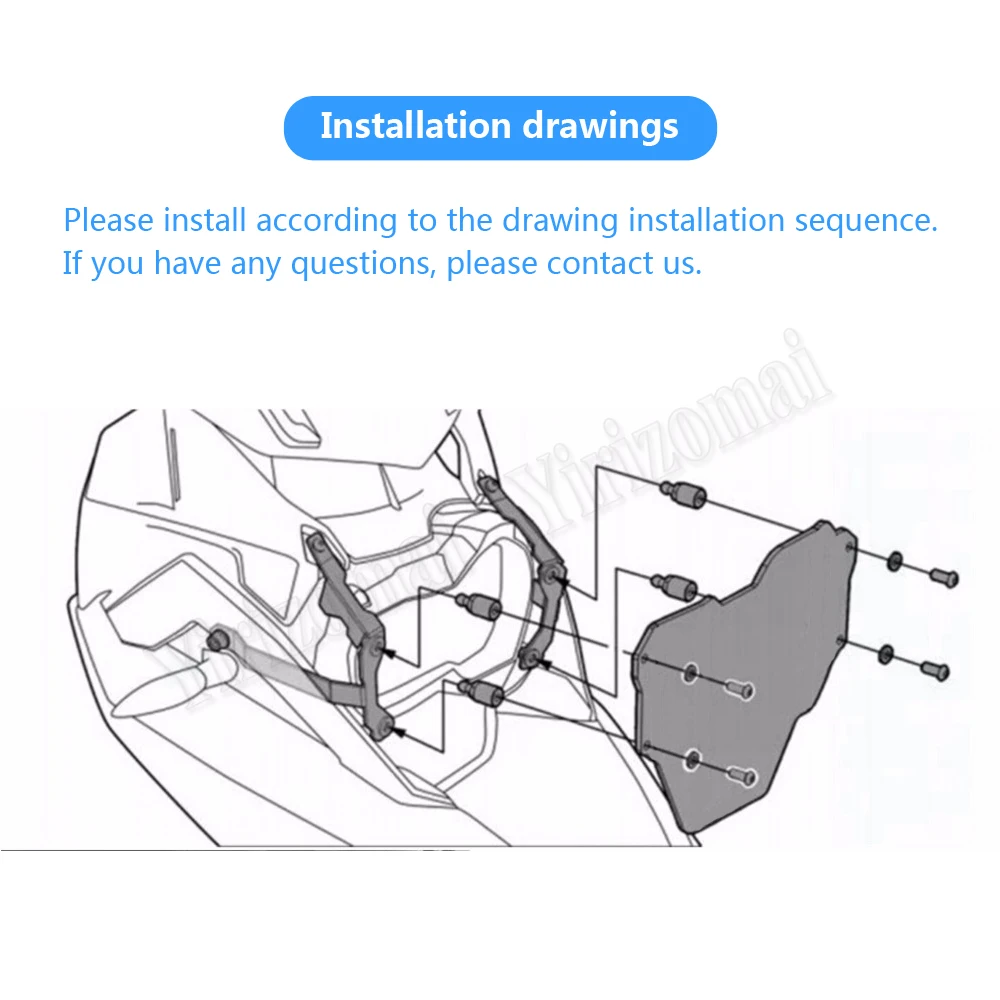 Мотоциклетная фара защитная решетка для BMW R1200GS R 1200 GS R1250GS LC Adventure аксессуары