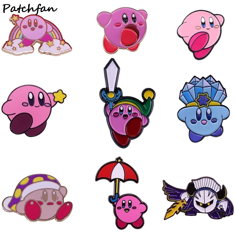 

AD775 Patchfan Anime Cute Metal Enamel Pins and Brooches for Women Men Lapel Pin Backpack Hat Badge Kids Gifts