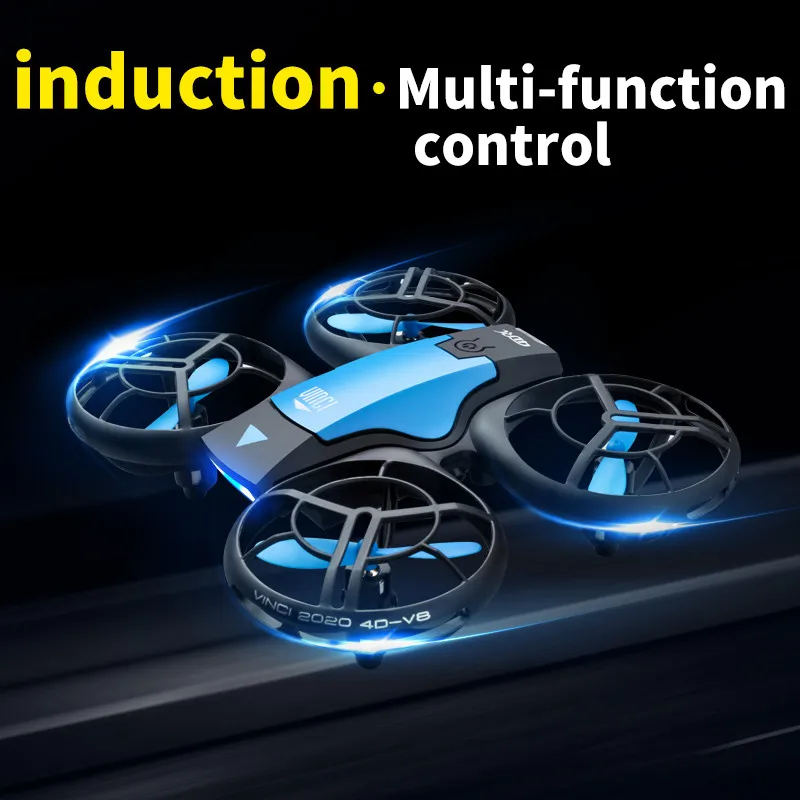 CEVENNESFE 2021 Новый V8 мини Дрон 4K 1080P HD камера WiFi Fpv воздушное давление удерживающий