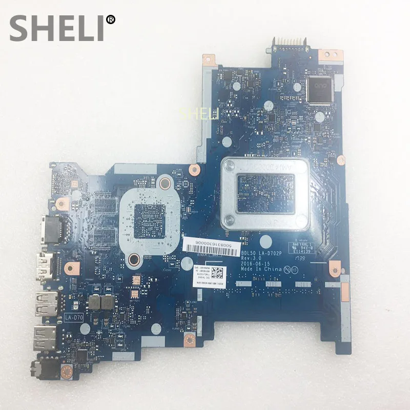 Материнская плата SHELI для HP 250 G5 854944 601 SR2KN N3060 BDL50 LA D702P DDR3 протестированная