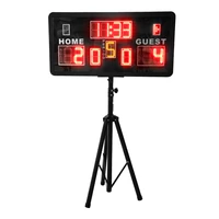 ganxin for big bigital scoreboard with remote conrol portable led scoreboards basketball