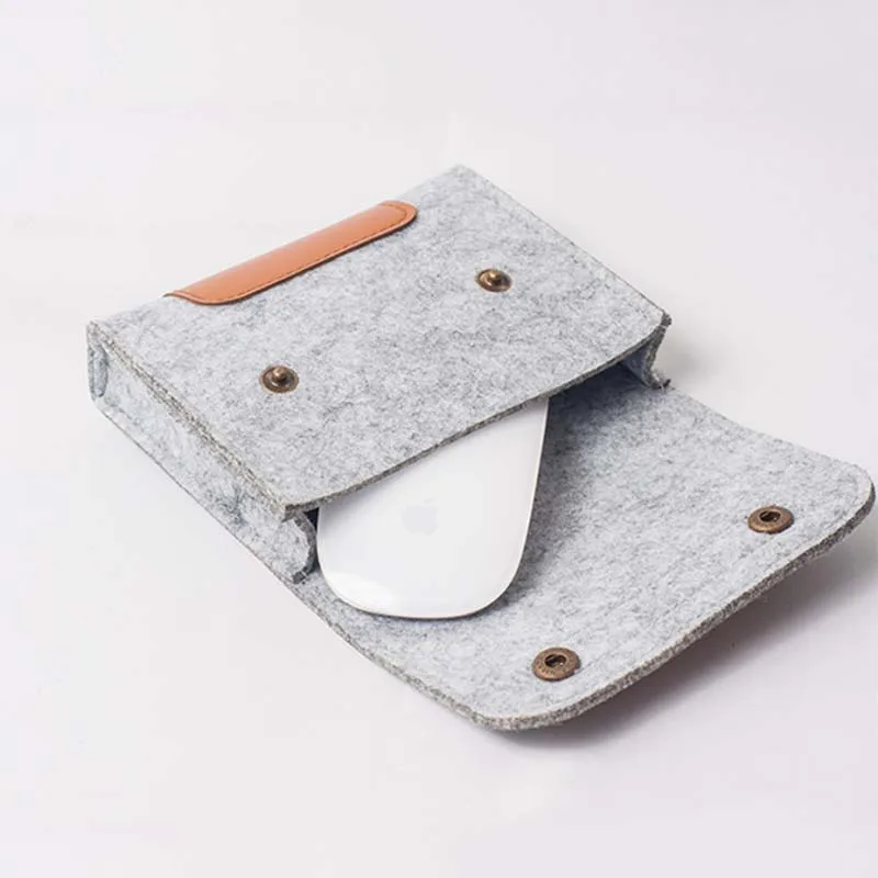 Фетровый миниатюрный чехол для хранения ключей и монет сумки наушники