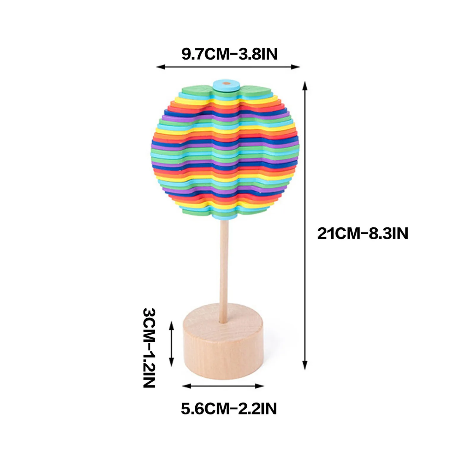 

Antistress Magic Rotating Spin Toy Stress Relief Toy Puzzle Desk Fun Decompression Toy 3pcs Decompression Color Spinning Top