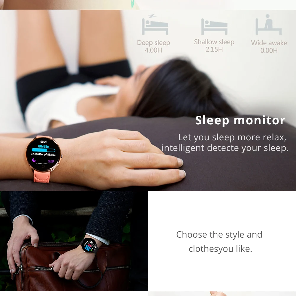 Makibes T4 Pro Men'S Smart Watch Waterproof Toughened Glass Smart Band Fashion Fitness Tracker Blood Oxygen 1.3 Inch Bracelet