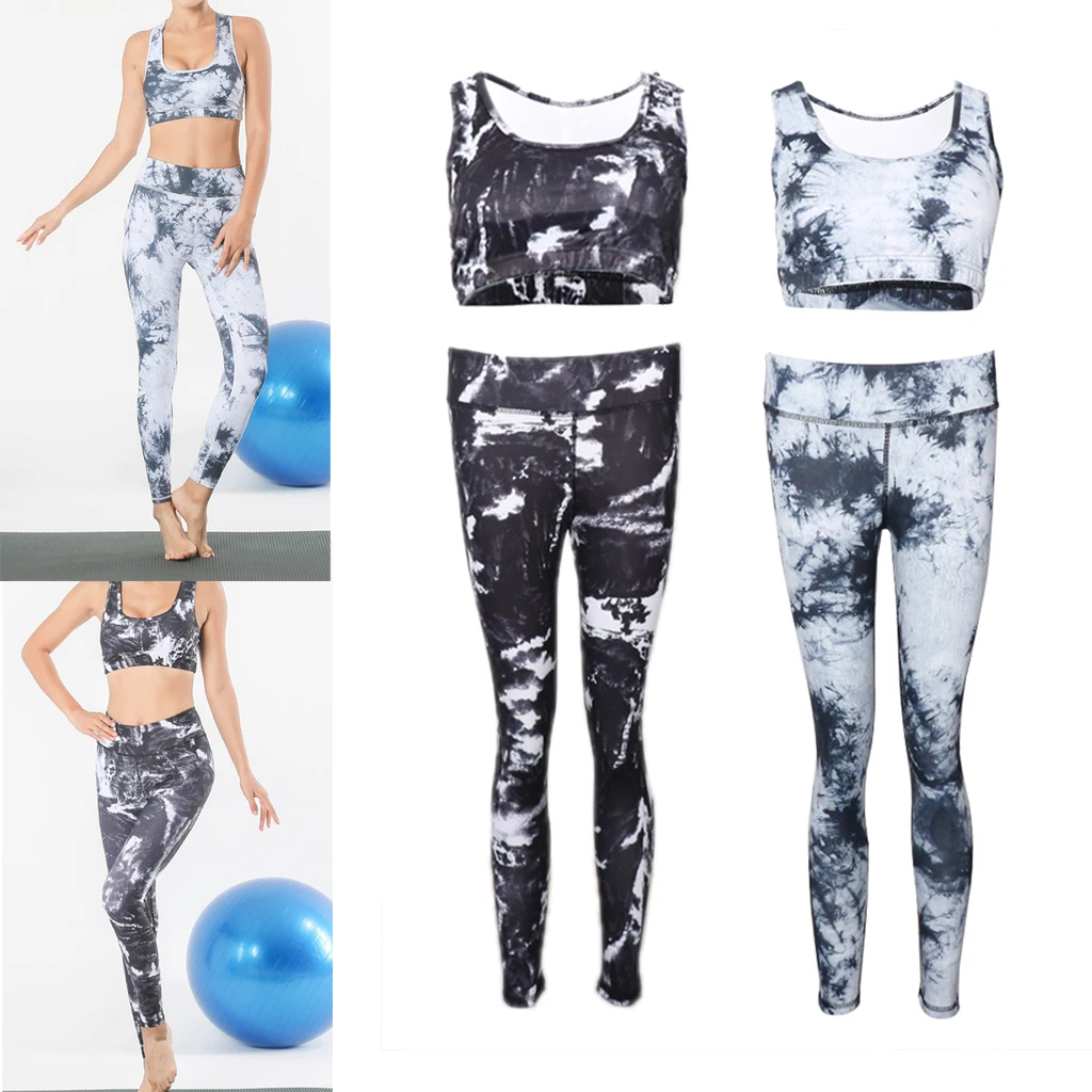 Женский спортивный костюм пуш ап для йоги тонкий комплект бега спортзала