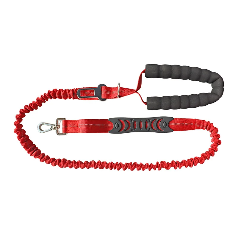 

Pet Dog Retractable Leash Car Seat Belt Adjustable Cushioning Elastic Safety Rop Outdoor Portable Durable Walking Training Leash