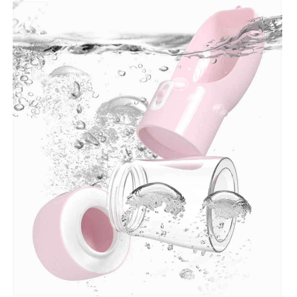 Portable Dog Water Bottle Pet Drinking Feeder Bowl Outdoor Travel Bowls Pets Dispenser | Дом и сад