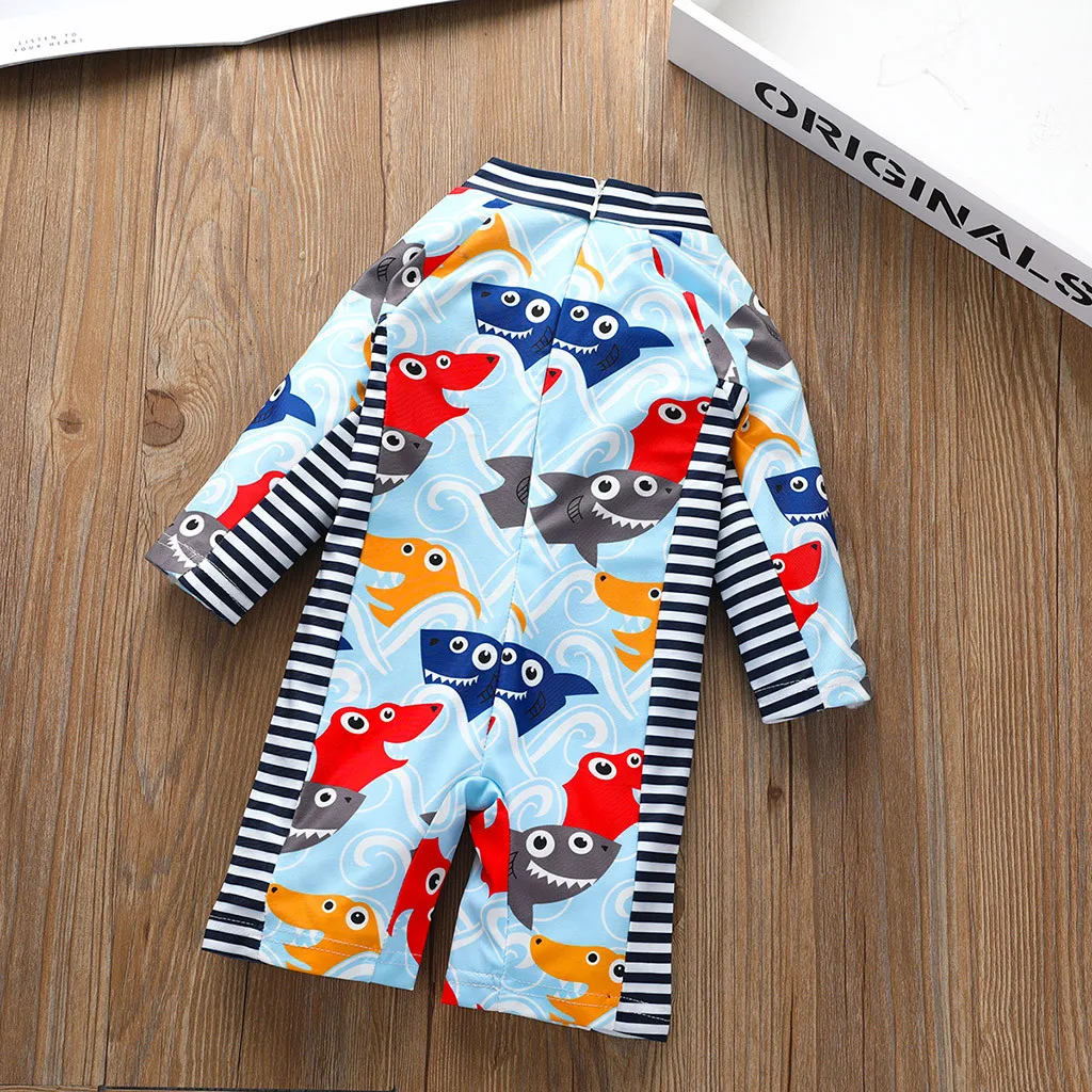 Купальный костюм с рисунком для маленьких мальчиков и девочек купальный милый