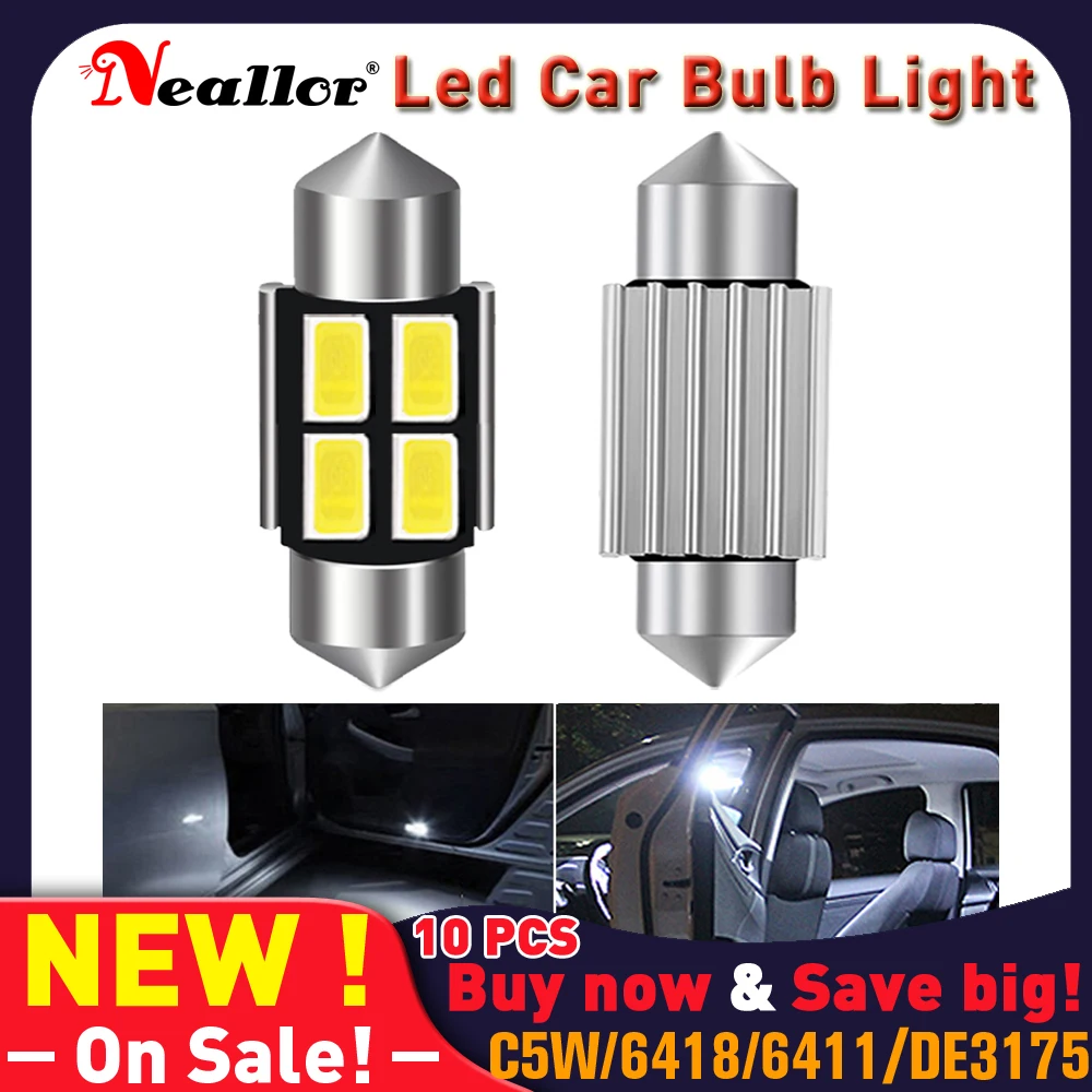 

Festoon 31mm 36mm 39mm 41mm C5W C10W LED Bulb Canbus No error Car Interior Reading LED Light License Plate Lamps 5630 SMD Diode