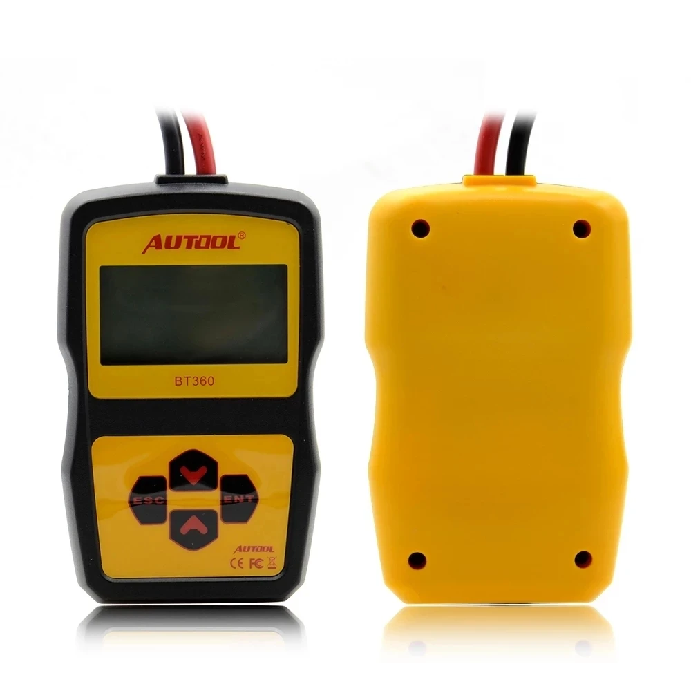 2019 Новый Многоязычная AUTOOL BT360 12 V Цифровой walkie talkie автомобильное Батарея тестер BT