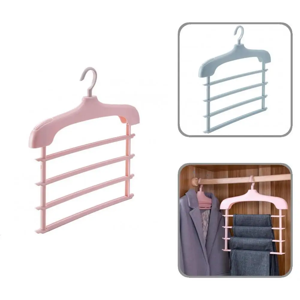 

Practical Pants Hanger Thickened Long Lasting Multi-Functional Pants Storage Hanger Rack Closet Hanger Pants Rack