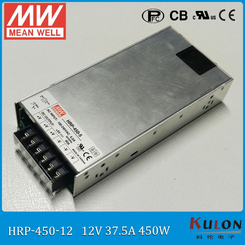 MEAN WELL импульсный источник питания с одним выходом 450 Вт 48 В 24 PFC SMPS 220 на 12
