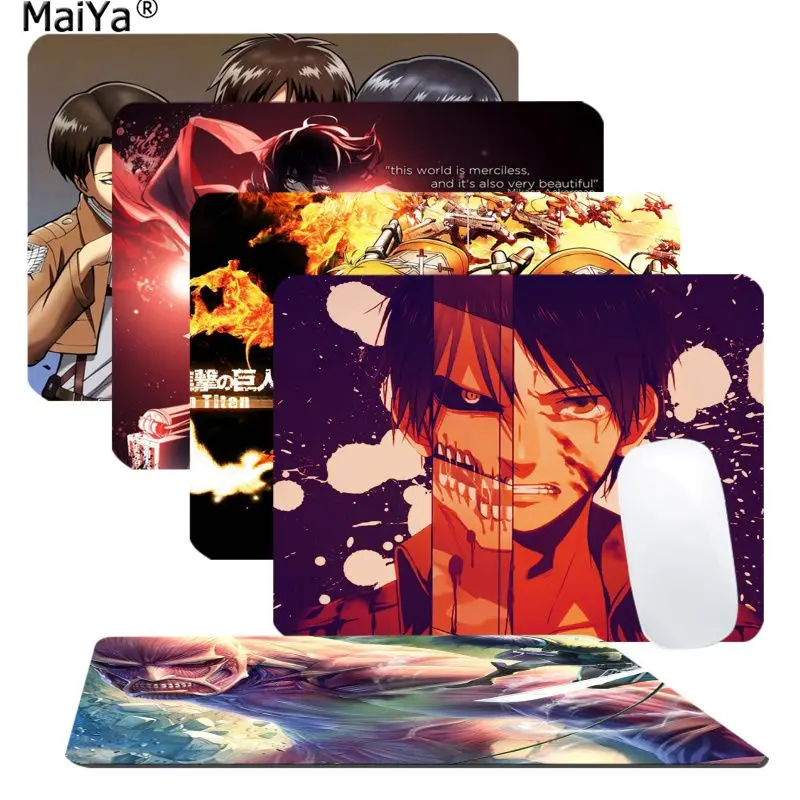 

MaiYa мой любимый удобный коврик для мыши атака на титанов, игровой коврик для мыши, Лидер продаж, оптовая продажа, игровой коврик для мыши