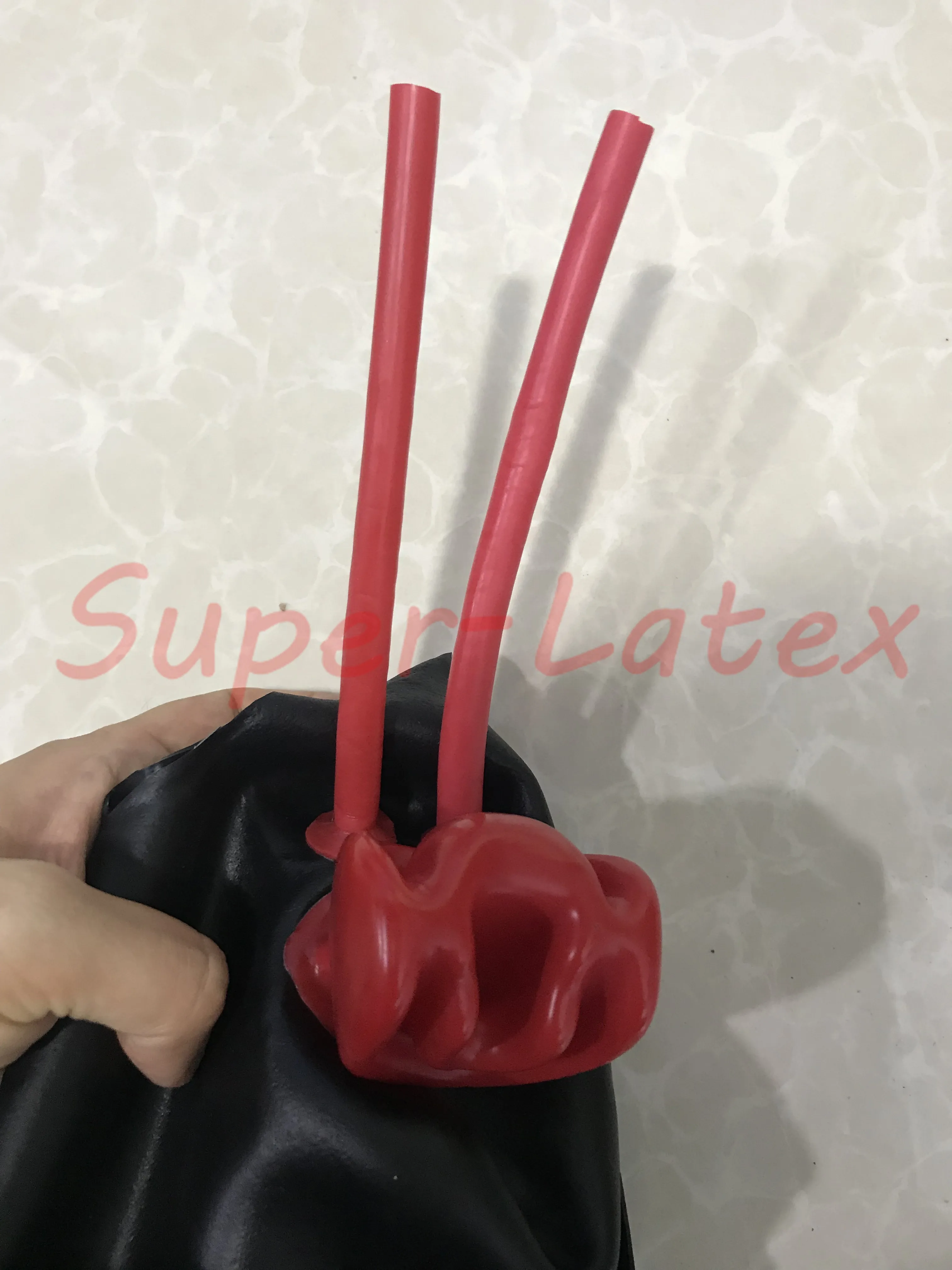 Латексная Маска для мужчин 3D с красной чайкой 15 см трубка носа подходит открытых