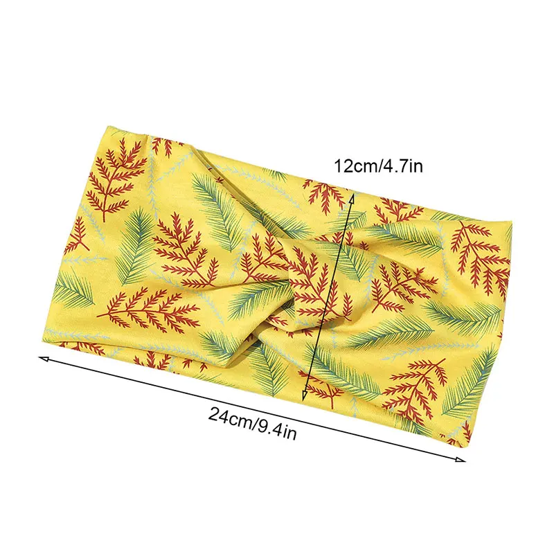 

Elastic Sport Hairbands Printed Twist Stretch Headbands Knot Headband Yoga Sweat Absorption Turban Headwrap Bandage Headwear