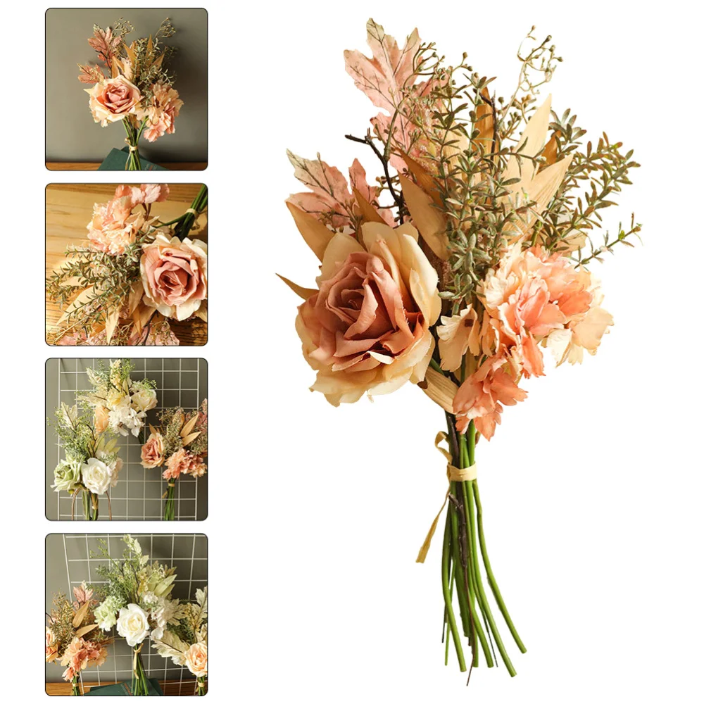

1 Bunch Artificial Flower Decor Decorative Flower Simulation Flower Ornament