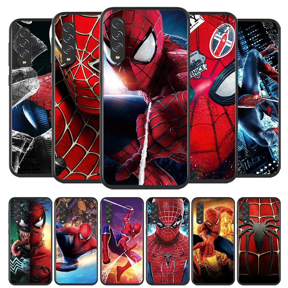 

Spiderman Avengers Marvel for Samsung Galaxy A90 A80 A70 A60 A50 A40 A30 A20 A2Core A10 Silicone Soft Black Phone Case