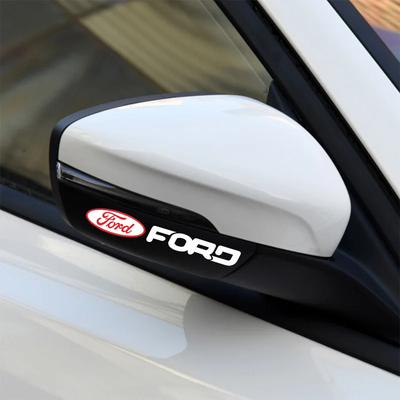 Наклейки на автомобильные зеркала заднего вида для Ford Escape Focus S MAX Galaxy Mondeo Transit Ecosport