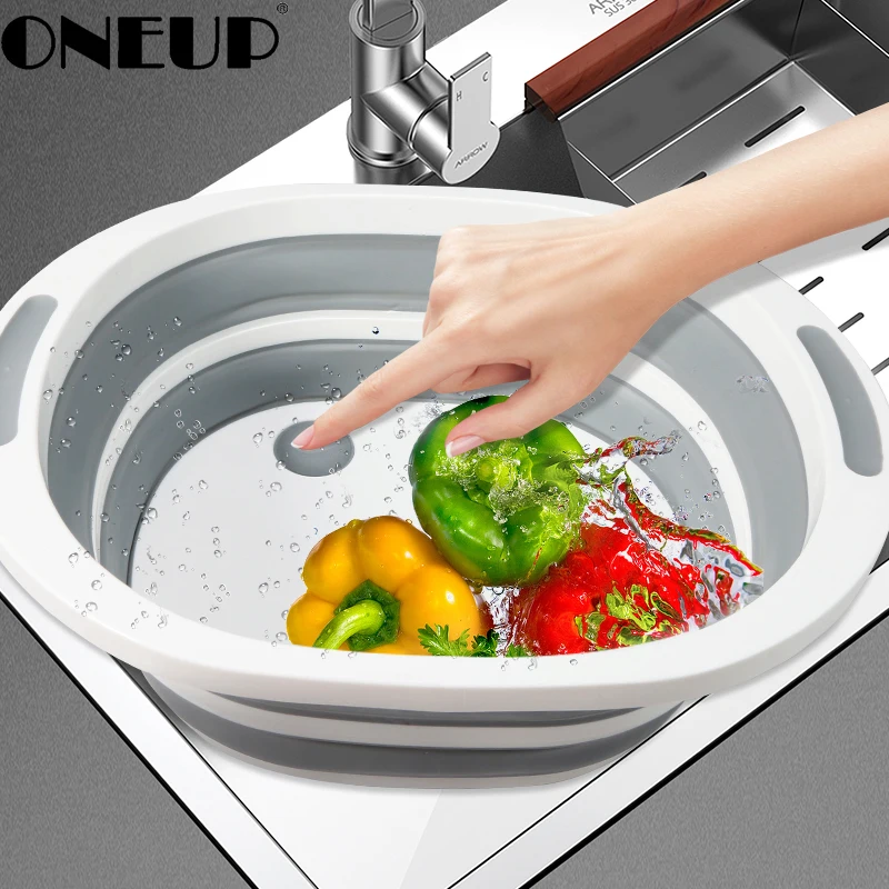 ONEUP кухонный разделочный блок 2020New разделочная доска с дуршлагами кухонные