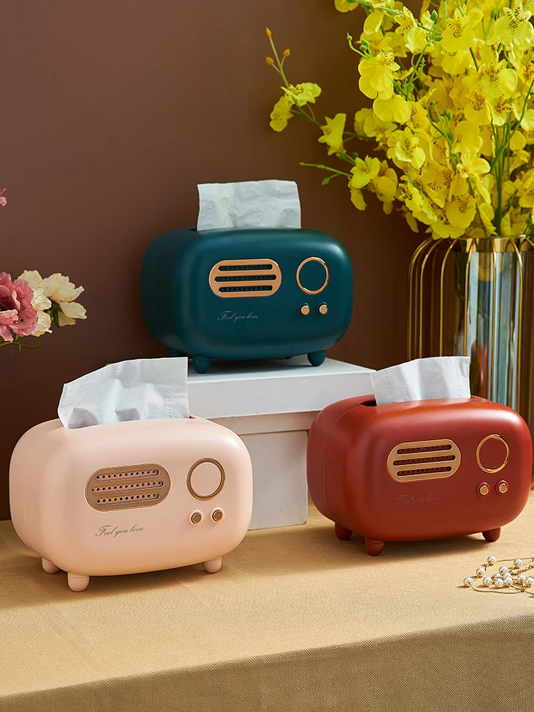 

Europe Tissue Boxes Decoration Luxury Vintage Napkin Holders Cajas Organizadoras Decorativas Classic Storage Containers BD50TB