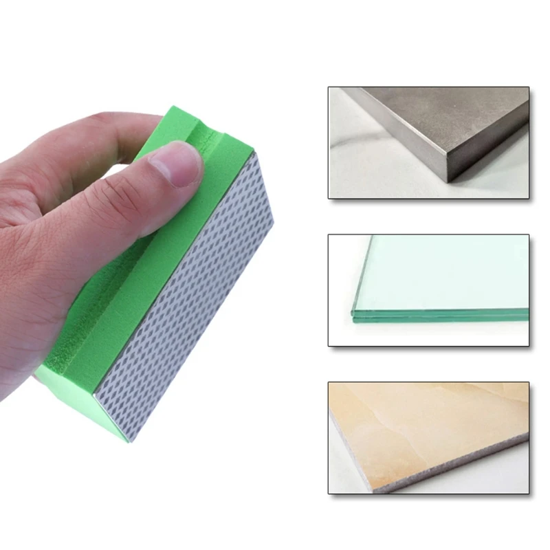 

Convenient Diamond Hand Polishing Pads 60# 100# 200# 400# for Marble Stone Tiles Grinding Polishing Removes Sharp Edges