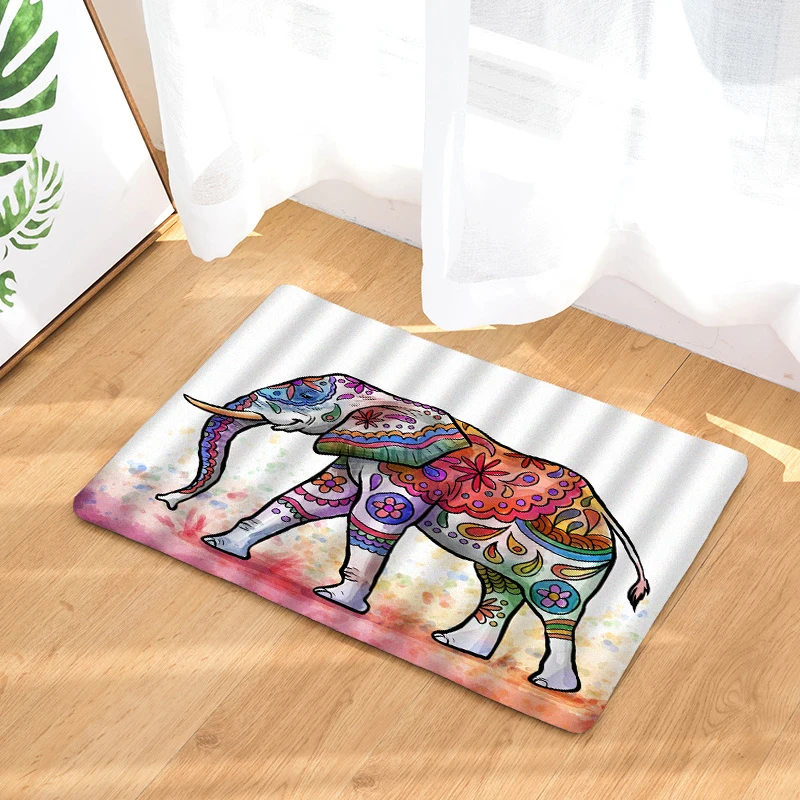 Нескользящий коврик для ванной 50*80 см ковер в форме кошки панды и слона 3D комнаты