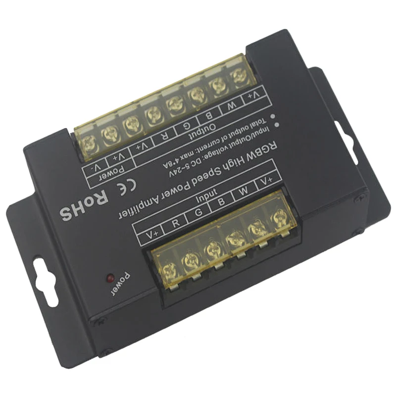 8Ax4 канальный Rgbw высокоскоростной светодиодный Усилитель мощности Dc5 ~ 24V выход