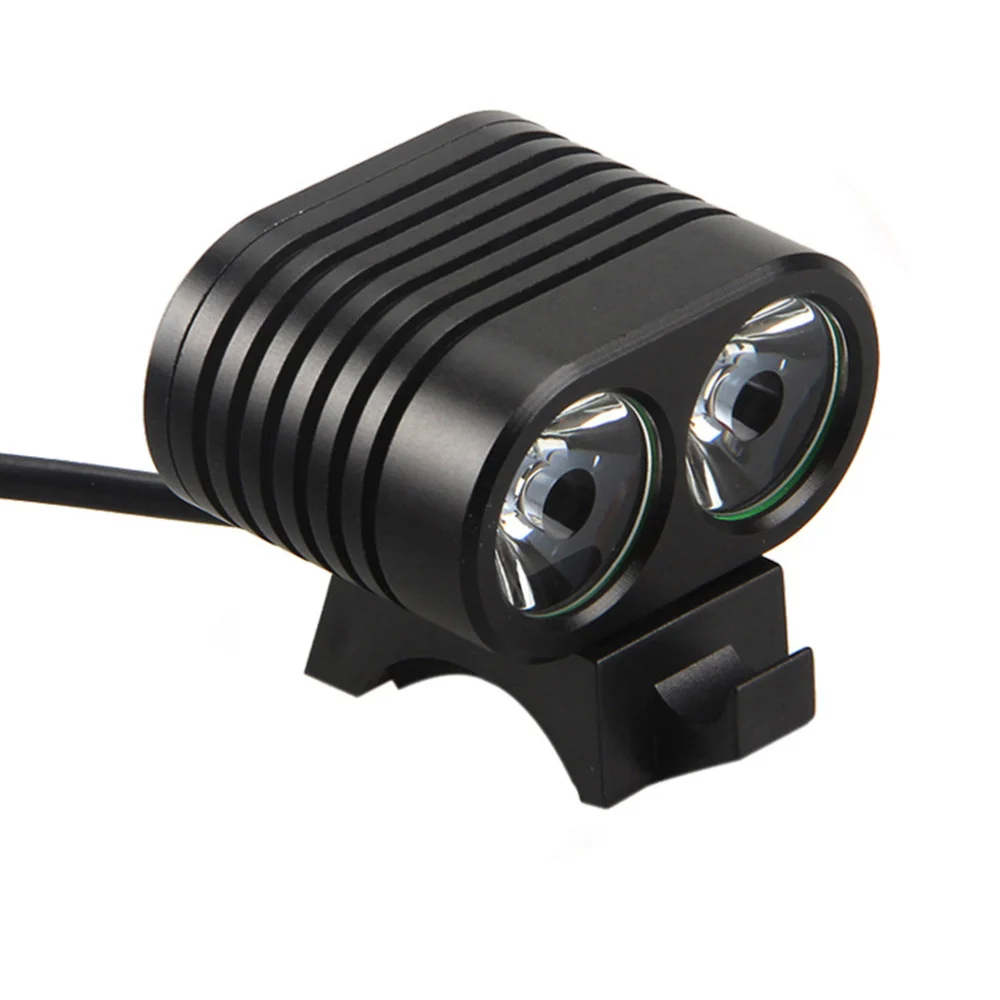 

L2 2 LEDs Waterproof Headlight Riding Front Light for Night Riding Safety Riding Use without Battery