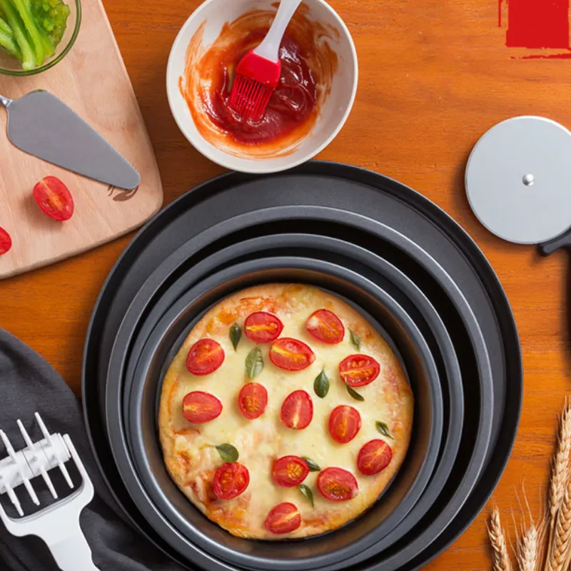 Утолщенный круглый поднос для хранения тортов форма выпечки пиццы хлеба духовки