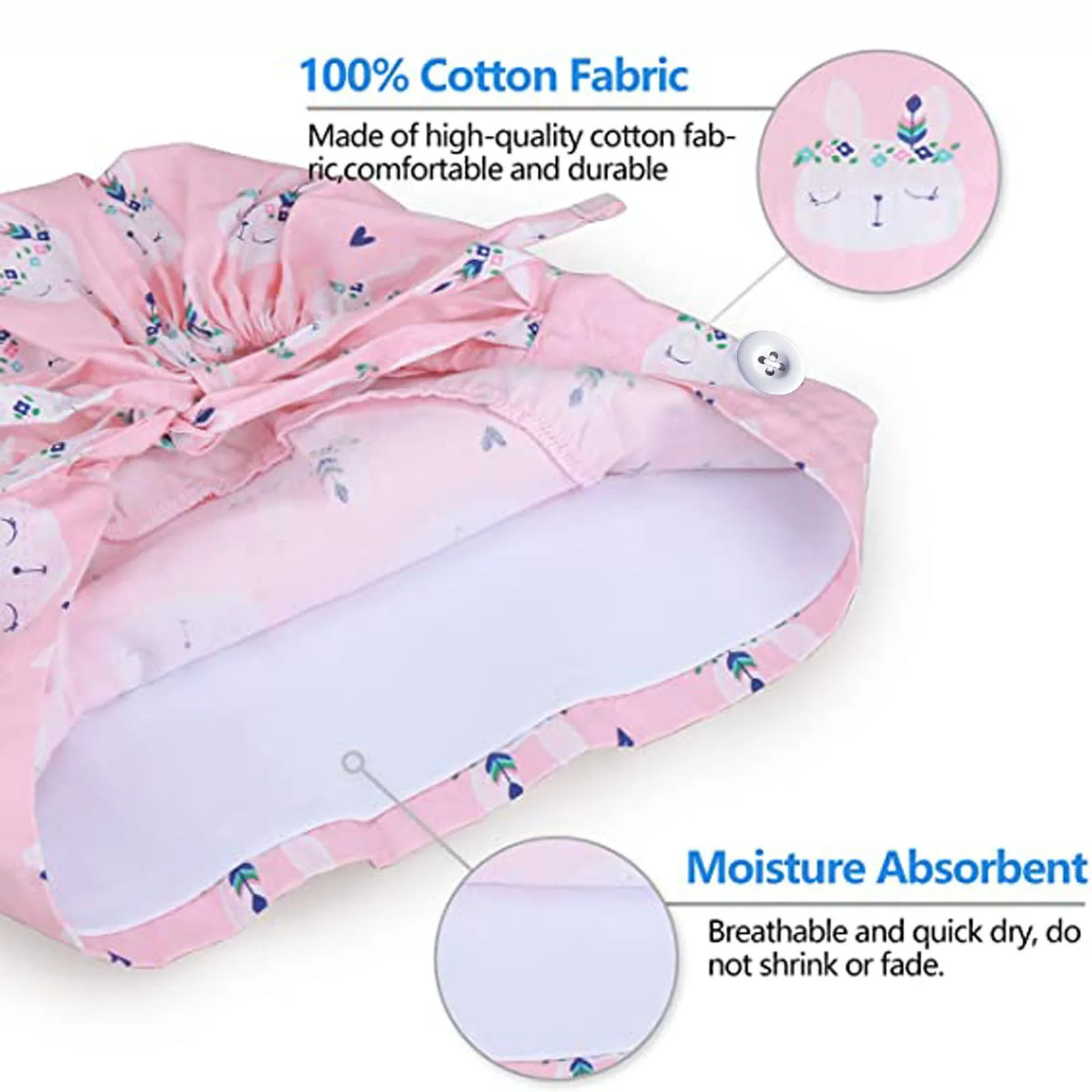 

Womail Hats for Women Men Fashion Print Paisley With Buttons Scrubs Cap Wtih Ponytail Holder Ties Protect Ears Work Bouffant Cap