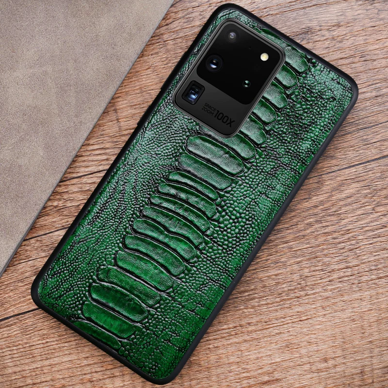 Tanie Skórzany Futerał Na Telefon Dla Samsung S20 S21 S22 Ultra S21FE S10 S10e S7 S8 S9 Uwaga 8 9 10 20 Plus Uwaga 20 Bardzo Strusia Stóp